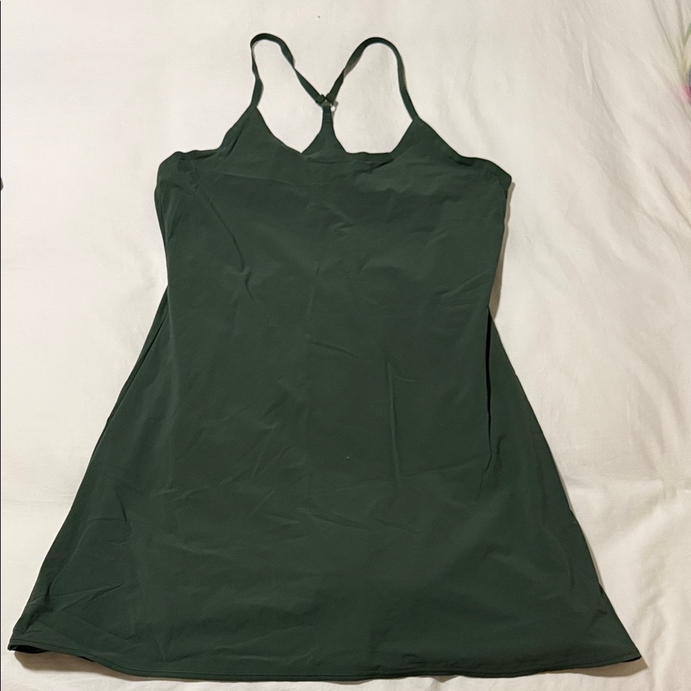 Outdoor Voices Dark Olive Exercise Dress